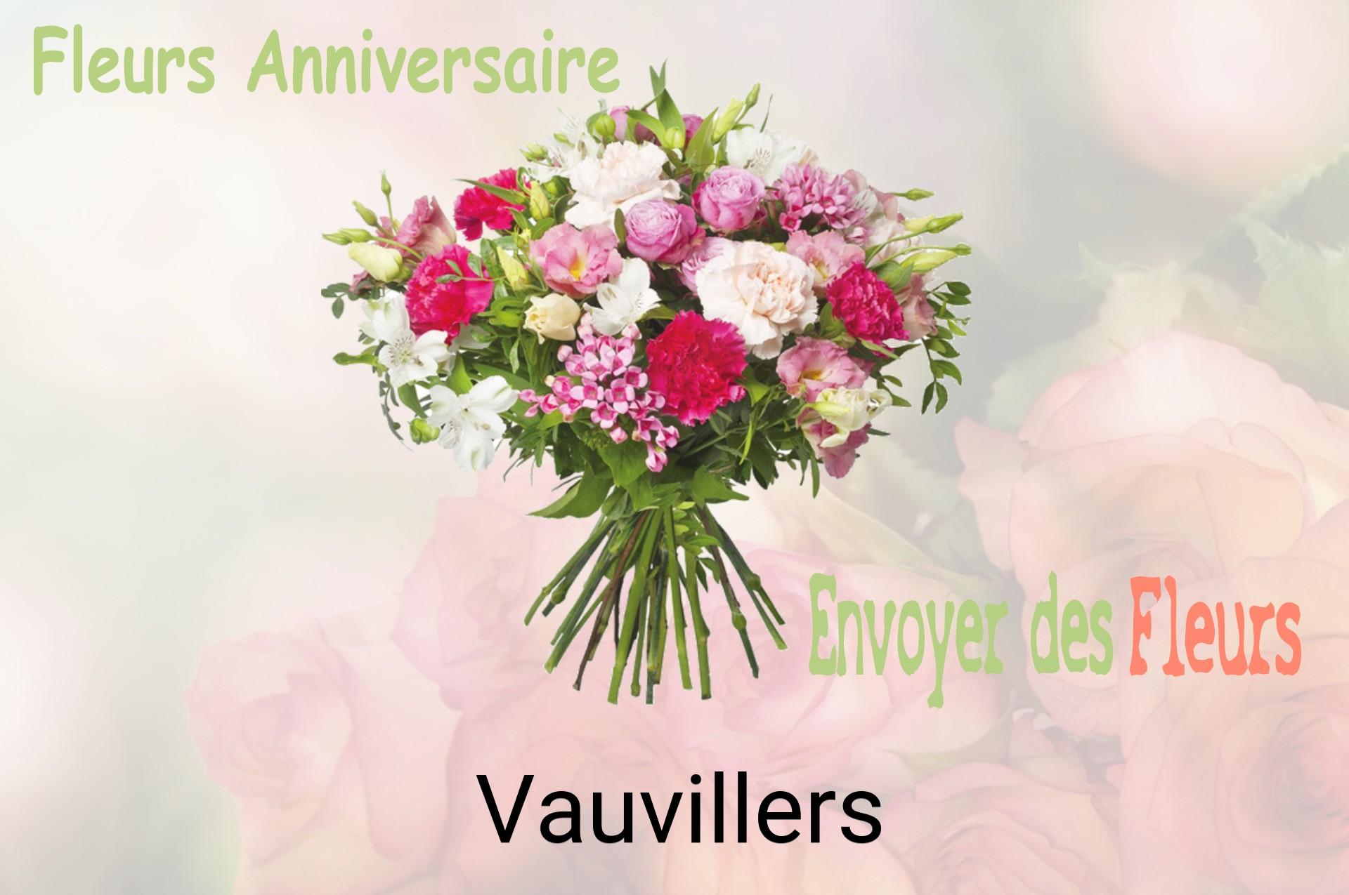 Bouquet de fleurs d’anniversaire livré à Vauvillers